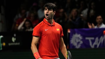 19/11/24 TENIS COPA DAVIS 2024 ELIMINATORIA SELECCION ESPAÑOLA ESPAÑA - HOLANDA
PARTIDO ALCARAZ - Griekspoor