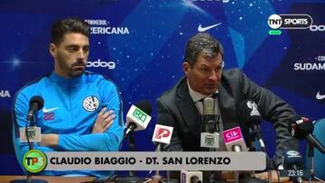 La tensa rueda de prensa de Biaggio y Navarro tras los incidentes con Temuco