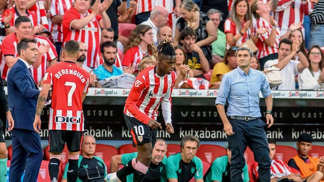 San Mamés se rinde a Nico Williams: ovación, coreado...