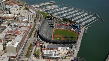 El AT&amp;T Park tiene una ubicaci&oacute;n ideal para un estadio de b&eacute;isbol.
 