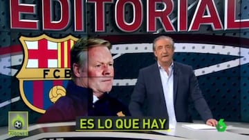 Pedrerol hurga en la herida culé: devastador su editorial