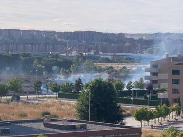 Arden los terrenos donde se construirá la nueva ciudad deportiva del Real Valladolid