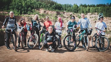 Las 9 chicas invitadas al Audi Nines MTB.