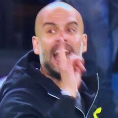 Mateu expulsó a Guardiola