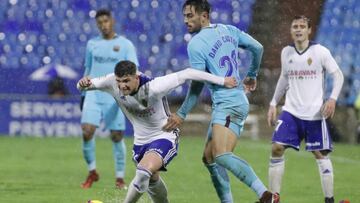 Zaragoza 1-1 Barcelona B: resumen, goles y resultado