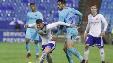 Zaragoza 1-1 Barcelona B: resumen, goles y resultado