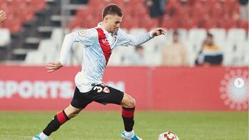 Dimas, con el Sevilla Atlético la pasada temporada.