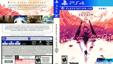 Bethesda publica carátulas alternativas de Skyrim para PS4 y Switch