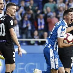 La delantera del Depor responde con goles al gafe continuado