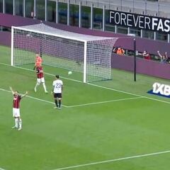 Esto es el nuevo Milan: carrera sideral de Theo que acaba con un gol de locos de Ibrahimovic