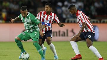 Atlético Nacional y Junior se enfrentan en la fecha 3 de los cuadrangulares