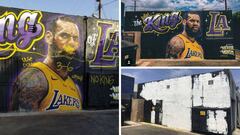 Nuevo mural 'antivandalismo' con LeBron y leyendas de Lakers