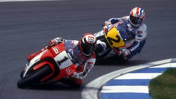 Rainey (1) y Doohan (2) en 1992.