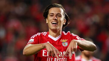 Alvaro Carreras celebra un gol