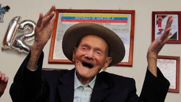 Juan Vicente Pérez Mora of Venezuela received the Guinness record for being the oldest man in the world in May 2022. He died months before turning 115.