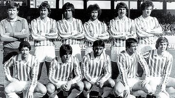Once tipo del Real Valladolid en la temporada 1979-80, que logr&oacute; el cuarto ascenso.