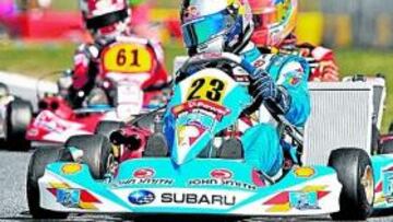 <b>LÍDER. </b>Carlos Sainz Jr. llega como favorito a la pista de Zuera.