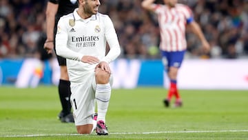 25/02/23 PARTIDO PRIMERA DIVISION 
REAL MADRID - ATLETICO DE MADRID 
TRISTEZA OCASION MARCO ASENSIO 