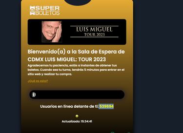 Luis Miguel boletos: Adelantan venta general para conciertos en México