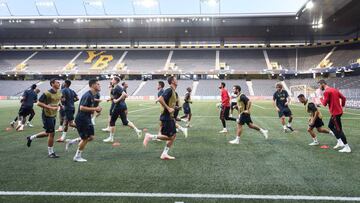 El United en el Stade de Suisse.