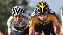 Egan Bernal, ciclista colombiano del INEOS, habl&oacute; luego de la etapa 14 en La Vuelta a Espa&ntilde;a y asegur&oacute; que no ha tenido piernas para atacar hasta el momento