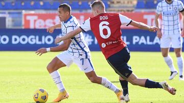 Cagliari 1 - Inter 3: resumen, resultado y goles