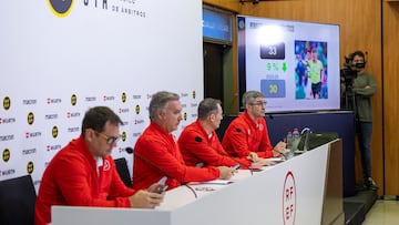 22/11/23 RUEDA DE PRENSA COMITE TECNICO DE ARBITROS MEDINA CANTALEJO CLOS GOMEZ UNDIANO MALLENCO