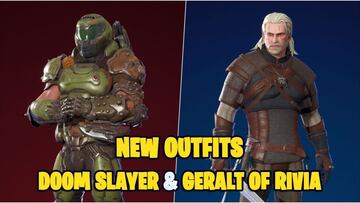 Fortnite Chapter 4: how to get Doom Slayer and Geralt of Rivia