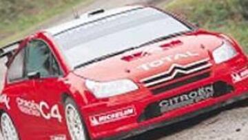 <b>TOMA DE CONTACTO. </b>Loeb, en la imagen con el nuevo C4.