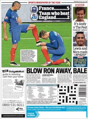 Portadas de la prensa mundial