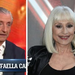 Raffaella Carrà, Pedrerol y un descuido en directo