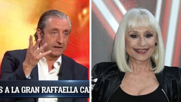 Raffaella Carrà, Pedrerol y un descuido en directo