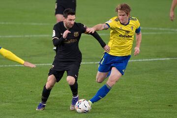 Lionel Messi y Álex Fernández