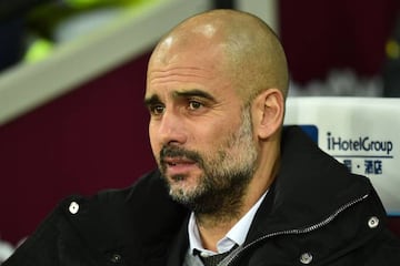 Manchester City's Spanish manager Pep Guardiola