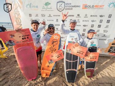 La Spain Kiteboarding League corona a sus primeros líderes en Oliva