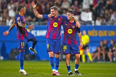 Raphinha, Robert Lewandowski y Fermín López firman la goleada ante el Valencia con dos tantos cada uno.