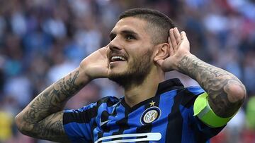 Mauro Icardi con el Inter.