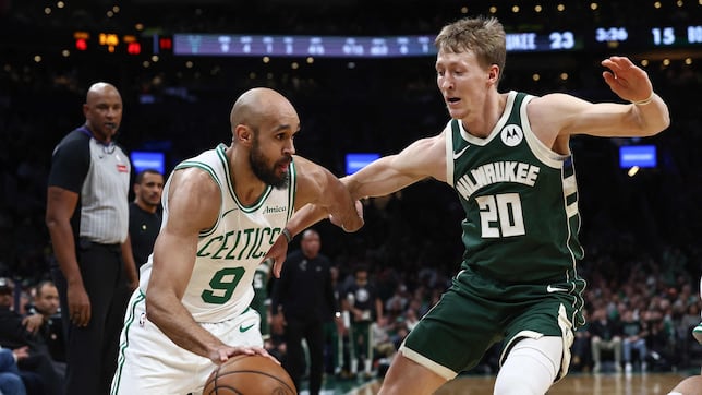 Los Celtics abusan de unos Bucks huérfanos de Antetokounmpo