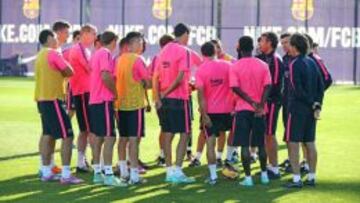 El Barça empieza a preparar el Clásico con Busquets
