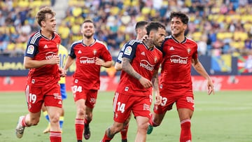 25/04/23 PARTIDO PRIMERA DIVISION CADIZ - OSASUNA 0-1 GOL DE RUBEN GARCIA