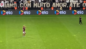 ¡Lo aman!: la emocionante ovación de la hinchada de Flamengo a Vidal