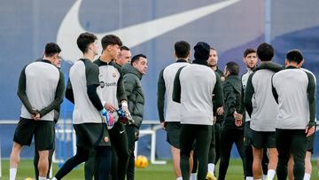 03/01/24 FC BARCELONA  ENTRENAMIENTO 
XAVI HERNANDEZ (E) FC BARCELONA
