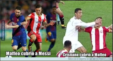 Benzema y Cristiano protagonistas de los memes del Girona-Real Madrid