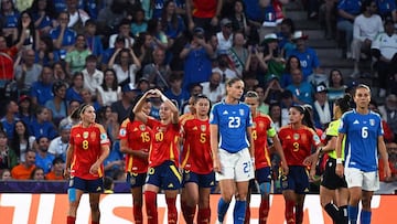 Italia - España, en directo: Eurocopa femenina hoy en vivo