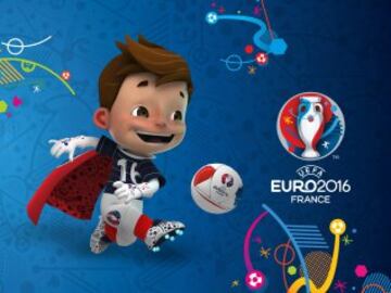 "SuperVictor". Ese es el nombre de la mascota de la Eurocopa 2016. Superó en votos a los otros dos nombres, "Driblou" y "Goalix". Es un niño vestido con la equipación de Francia y con capa. 