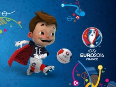 "SuperVictor". Ese es el nombre de la mascota de la Eurocopa 2016. Superó en votos a los otros dos nombres, "Driblou" y "Goalix". Es un niño vestido con la equipación de Francia y con capa.
