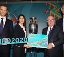 Roma y el CONI simulan la paz por el logo de la Eurocopa