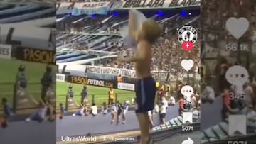 Niño hincha de Racing se vuelve viral al emocionarse al escuchar el ‘Muchachos’ de su barra