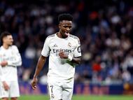 17/01/26 PARTIDO PRIMERA DIVISION
REAL MADRID - LEVANTE
TRISTEZA OCASION VINICIUS JR