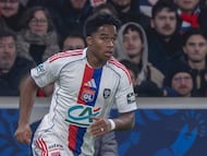Endrick debutó marcando con el Lyon contra el Lille en Copa.